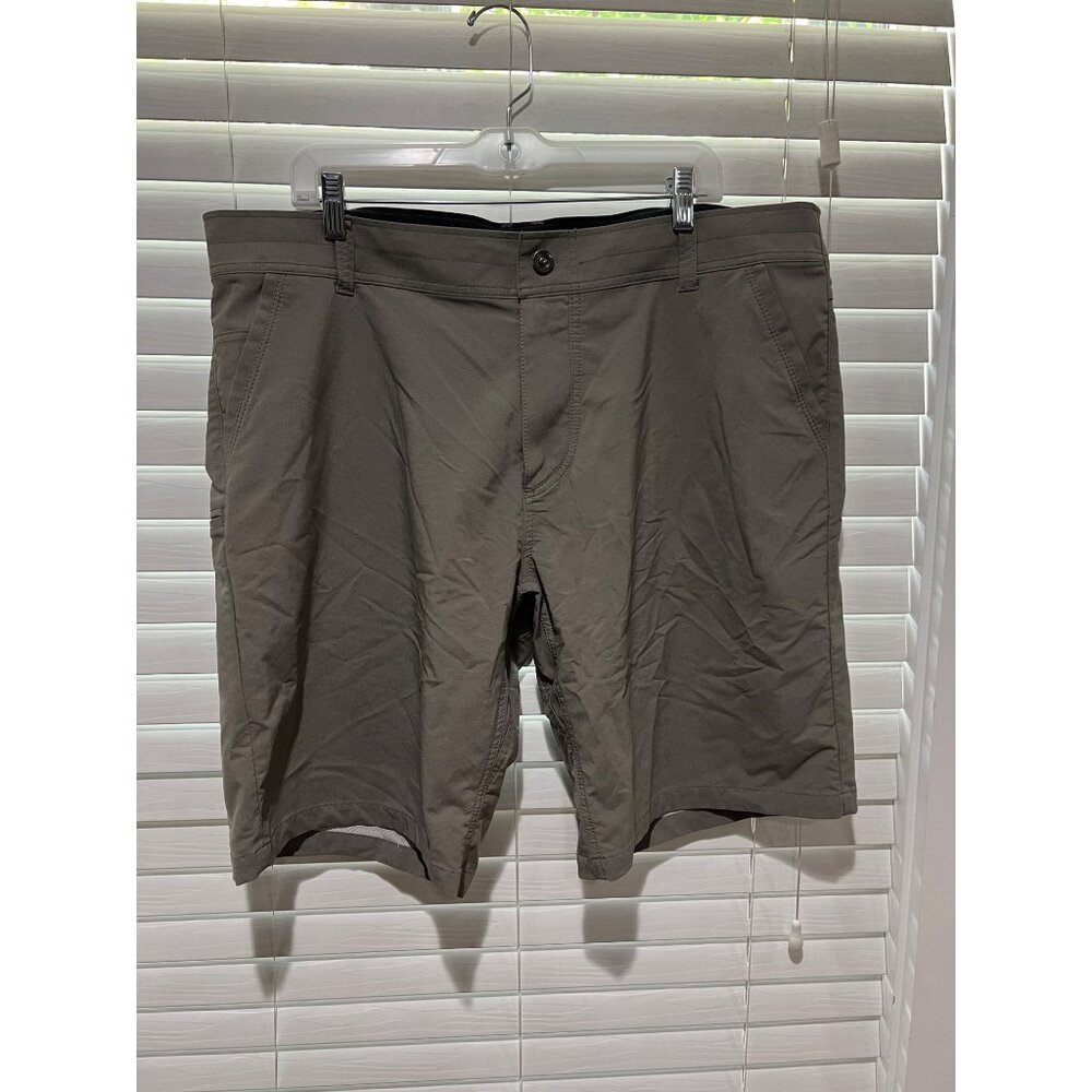 Kuhl Renegade Mens 40 Shorts Gray Brown Hiking Outdoor Technical Stretch